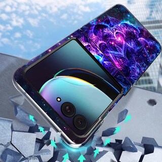 Foto 4 | Foto 4 | Funda De Teléfono Bcov Para Motorola Razr 2024 Antiarañazos Color Morado - Venta Internacional.