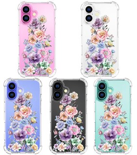 Foto 3 | Foto 3 | Funda Para Teléfono Topgraph Compatible Con Iphone 16 Plus Transparente - Venta Internacional.