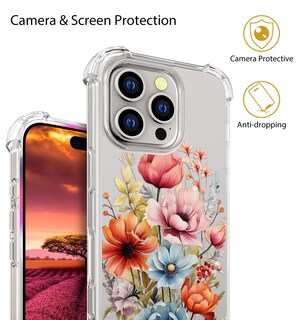 Foto 6 | Foto 6 | Funda De Teléfono Topgraph Compatible Con Iphone 16 Pro Clear - Venta Internacional.