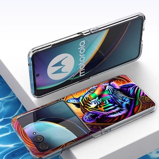 Foto 3 | Foto 3 | Funda De Teléfono Bcov Para Motorola Razr 2024 Colorful Tiger Mandala - Venta Internacional.
