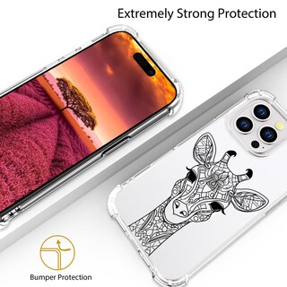 Foto 7 | Foto 7 | Funda De Teléfono Topgraph Compatible Con Iphone 16 Pro Max Clear - Venta Internacional.