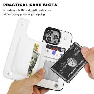 Foto 4 | Foto 4 | Funda Tipo Cartera Onetop Compatible Con Iphone 16 Pro Max Color Blanco - Venta Internacional.