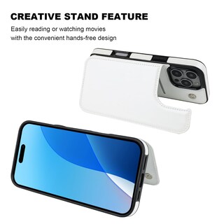 Foto 5 | Foto 5 | Funda Tipo Cartera Onetop Compatible Con Iphone 16 Pro Max Color Blanco - Venta Internacional.