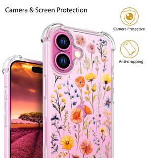 Foto 6 | Foto 6 | Funda De Teléfono Topgraph Compatible Con Iphone 16 Plus De Silicona - Venta Internacional.