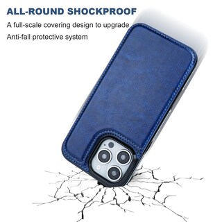 Foto 6 | Foto 6 | Funda Tipo Cartera Onetop Compatible Con Iphone 16 Pro Max Color Azul - Venta Internacional.