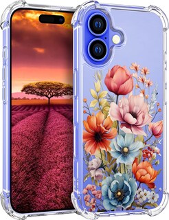 Foto 1 | Foto 1 | Funda Para Teléfono Topgraph Compatible Con Iphone 16 Plus Transparente - Venta Internacional.