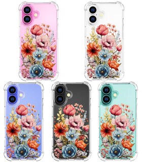 Foto 3 | Foto 3 | Funda Para Teléfono Topgraph Compatible Con Iphone 16 Plus Transparente - Venta Internacional.