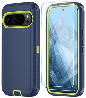 Foto 1 | Foto 1 | Funda De Teléfono Qinmay Para Google Pixel 9/pixel 9 Pro Con Protector De Pantalla - Venta Internacional.