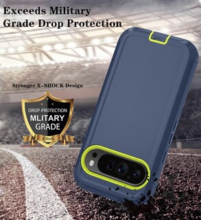 Foto 4 | Foto 4 | Funda De Teléfono Qinmay Para Google Pixel 9/pixel 9 Pro Con Protector De Pantalla - Venta Internacional.