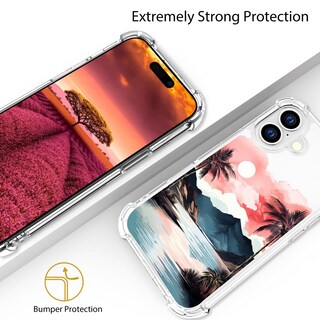 Foto 7 | Foto 7 | Funda Para Teléfono Topgraph Compatible Con Iphone 16 Plus Transparente - Venta Internacional.
