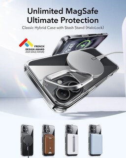 Foto 3 | Foto 3 | Funda De Teléfono Esr Para Iphone 16 Plus Con Funda Magsafe Clear - Venta Internacional.