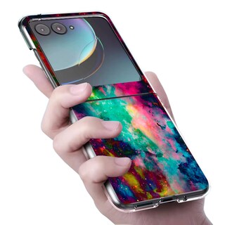 Foto 2 | Foto 2 | Funda De Teléfono Bcov Para Motorola Razr 2024 Colorful Universe Sky - Venta Internacional.