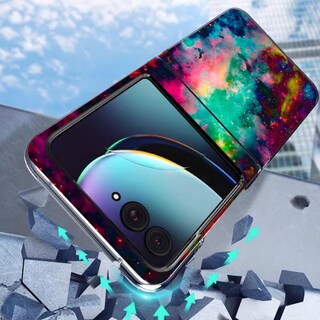 Foto 4 | Foto 4 | Funda De Teléfono Bcov Para Motorola Razr 2024 Colorful Universe Sky - Venta Internacional.