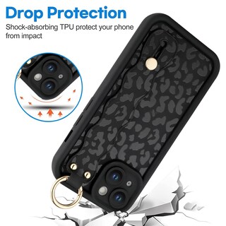 Foto 4 | Foto 4 | Funda De Teléfono Ook Compatible Con Iphone 13 Black Leopard De 6.1 Pulgadas - Venta Internacional.