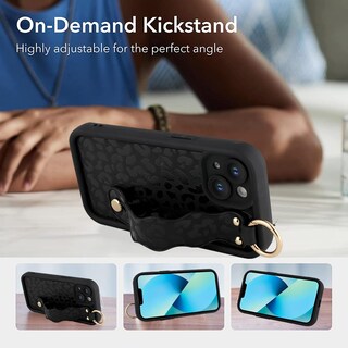 Foto 5 | Foto 5 | Funda De Teléfono Ook Compatible Con Iphone 13 Black Leopard De 6.1 Pulgadas - Venta Internacional.