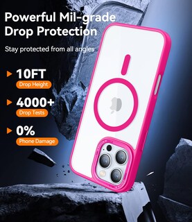 Foto 4 | Foto 4 | Funda Para Teléfono Canshn Magnética Transparente Compatible Con Iphone 16 Pro - Venta Internacional.