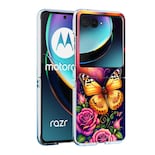 Funda De Teléfono Bcov Para Motorola Razr 2024 Colorful Butterfly - Venta Internacional.