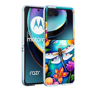 Foto 1 | Foto 1 | Funda De Teléfono Bcov Para Motorola Razr 2024 Antiarañazos Dragonfly - Venta Internacional.