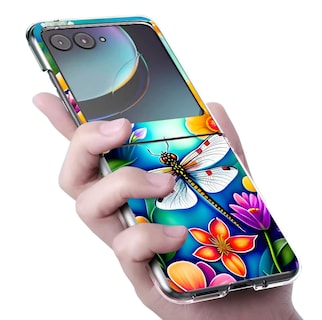 Foto 2 | Foto 2 | Funda De Teléfono Bcov Para Motorola Razr 2024 Antiarañazos Dragonfly - Venta Internacional.
