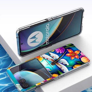 Foto 3 | Foto 3 | Funda De Teléfono Bcov Para Motorola Razr 2024 Antiarañazos Dragonfly - Venta Internacional.