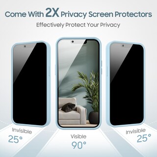 Foto 2 | Foto 2 | Funda De Teléfono Loyal Bee Diseñada Para Iphone 13 Pro Max Color Azul Cielo - Venta Internacional.