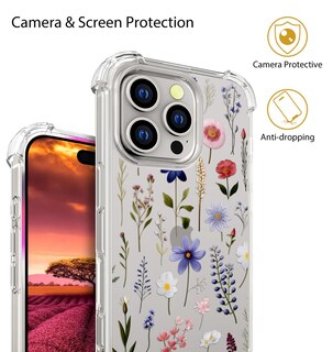 Foto 6 | Foto 6 | Funda De Teléfono Topgraph Compatible Con Iphone 16 Pro Max Clear - Venta Internacional.