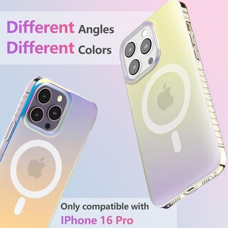Foto 2 | Foto 2 | Funda Magnética Dosanlues Para Iphone 16 Pro Iridiscente - Venta Internacional.