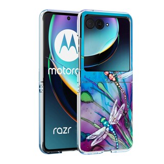 Foto 1 | Foto 1 | Funda De Teléfono Bcov Para Motorola Razr 2024 Con Bonito Patrón De Libélula - Venta Internacional.