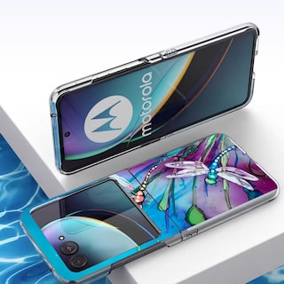 Foto 3 | Foto 3 | Funda De Teléfono Bcov Para Motorola Razr 2024 Con Bonito Patrón De Libélula - Venta Internacional.