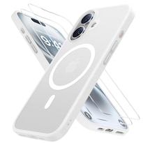 Funda Miracase Magnetic Series Para Iphone 16 Plus  Color Blanco - Venta Internacional.