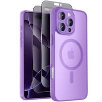 Funda De Teléfono Symcele Diseñada Para Iphone 16 Pro Max De Color Morado Claro - Venta Internacional.