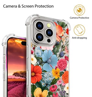Foto 6 | Foto 6 | Funda De Teléfono Topgraph Compatible Con Iphone 16 Pro Max Clear - Venta Internacional.