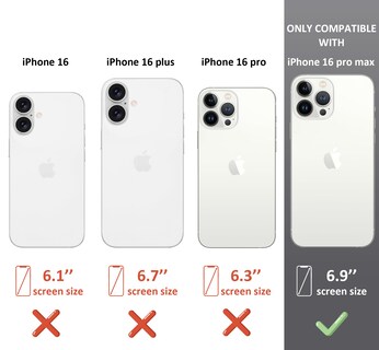 Foto 2 | Foto 2 | Funda De Teléfono Topgraph Compatible Con Iphone 16 Pro Max Clear - Venta Internacional.