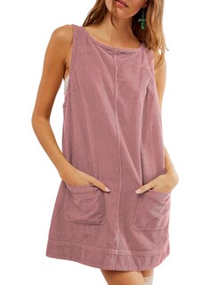 Foto 1 | Foto 1 | Vestido Integral Hooever De Pana Para Mujer Cuello Redondo Color Rosa Xxl - Venta Internacional.