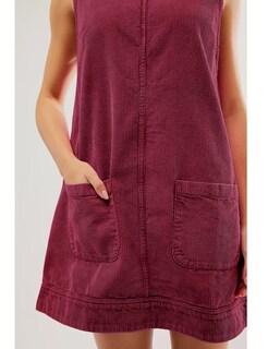 Foto 5 | Foto 5 | Vestido General Hooever De Pana Para Mujer Línea A Winered-m - Venta Internacional.