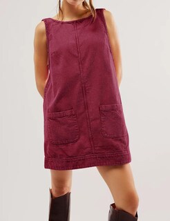 Foto 6 | Foto 6 | Vestido General Hooever De Pana Para Mujer Línea A Winered-m - Venta Internacional.