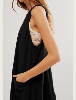 Foto 3 | Foto 3 | Vestido Completo De Pana Hooever Para Mujer Color Negro Talla Xxl - Venta Internacional.