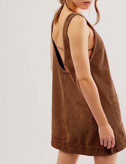 Foto 4 | Foto 4 | Vestido Integral De Pana Hooever Para Mujer Color Marrón Talla L - Venta Internacional.