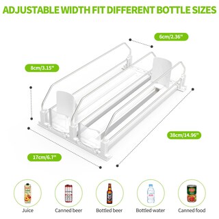 Foto 4 | Foto 4 | Organizador De Bebidas Para Frigorífico Dispensador De Latas De Refresco 10 Latas - Venta Internacional.