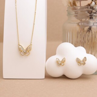 Foto 5 | Foto 5 | Conjunto De Joyas Frigotine Gold Con Pendientes De Tuerca Para Mujer - Venta Internacional.