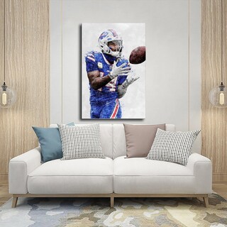 Foto 5 | Foto 5 | Póster Sobre Lienzo Deportivo Stefon Diggs Sarqi 30 X 45 Cm Sin Marco - Venta Internacional.