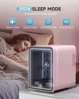 Foto 6 | Foto 6 | Refrigerador Para El Cuidado De La Piel Cutieworld Con Espejo De Luz Led Regulable 4 Litros - Venta Internacional.