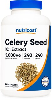 Foto 1 | Foto 1 | Suplemento Nutricost Cápsulas De Semillas De Apio 5000 Mg 240 Cápsulas - Venta Internacional.