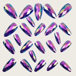 Foto 4 | Foto 4 | Uñas Artificiales Bjr 3d Iridiscentes Galvanizadas Moradas - Venta Internacional.
