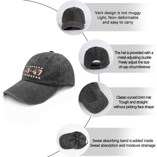 Foto 6 | Foto 6 | Gorra Trucker Odcrat America Con Protección Uv De Pigmento Negro - Venta Internacional.