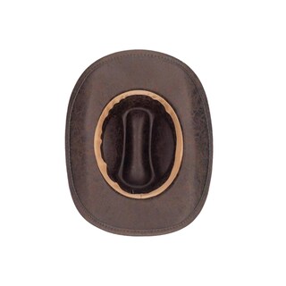 Foto 7 | Foto 7 | Sombrero De Vaquero Utowo Estilo Occidental Piel Sintética Ala Ancha Talla M Marrón - Venta Internacional.