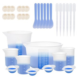 Foto 1 | Foto 1 | Vasos Medidores De Silicona Kisrel Para Resina 600 Ml+250 Ml+100 Ml - Venta Internacional.