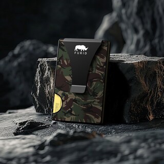 Foto 3 | Foto 3 | Wallet Furid Minimalist Rfid Para Hombre Con Clip Para Billetes Y 12 Tarjetas - Venta Internacional.