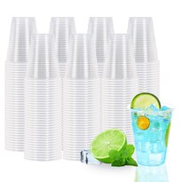 Vasos Desechables De Plástico Bysnow  200 Ml  Transparentes  500 Unidades - Venta Internacional.