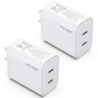 Foto 1 | Foto 1 | Bloque De Carga Rápida Igenjun 40 W Usb-c X2 Carga Rápida Blanco - Venta Internacional.